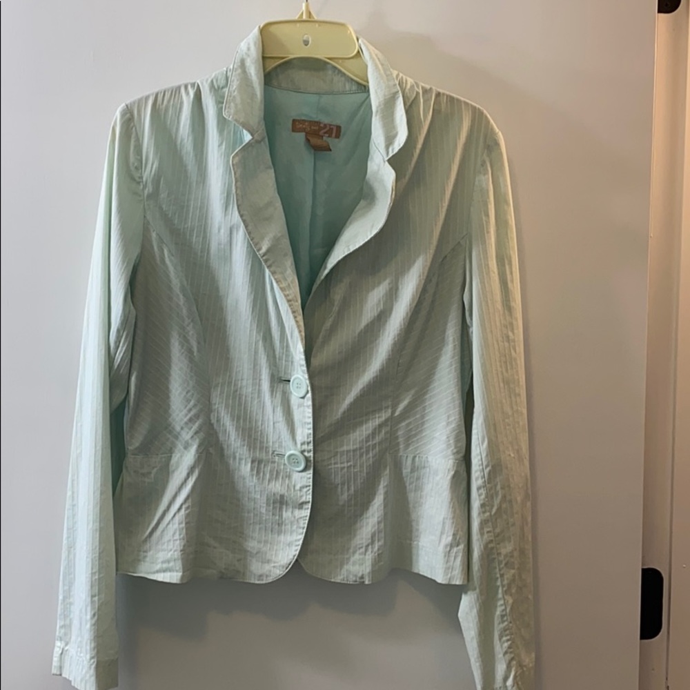 Teal Blazer